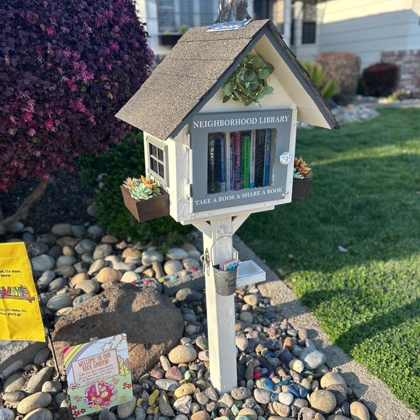 Little Library Decal, Blessing Box Decal, Lending Library Decal ...