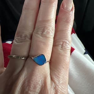 Customer photo from samantha lievore, Raw Australian Opal Ring