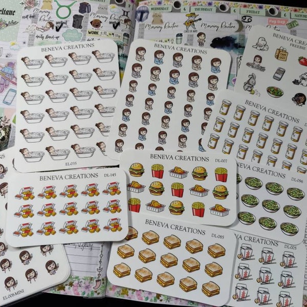 Cute Rx Sticker Pill Stickers- Medicine Stickers-rx Bottles-health Stickers ...