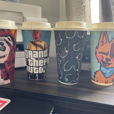 Template for Dollar Tree Design Your Own 17 Oz Travel Mug DIGITAL FILE ...