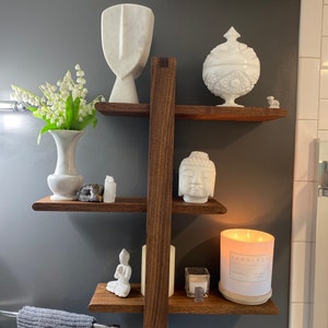 Walnut Shift Shelf - the Original - Solid Wood Wall Decor