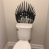 Iron Throne Toilet Decal Sticker Parody Inspired by Game of Thrones