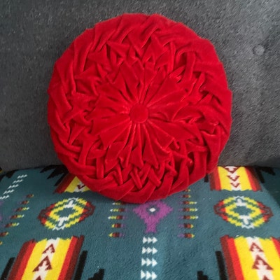 Vintage Homespun Catalogne Rag Rug Coverlet Blanket Red White & Blue - Etsy