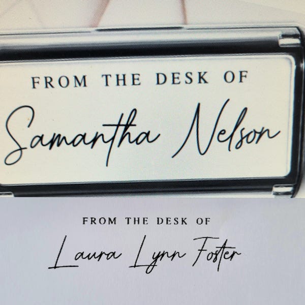 Personalized Monogram Embosser Couples Initials and Last Name Logo ...