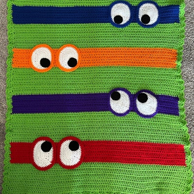 TMNT Blanket Crochet PATTERN/ Teenage Mutant Ninja Turtle/ PDF Download
