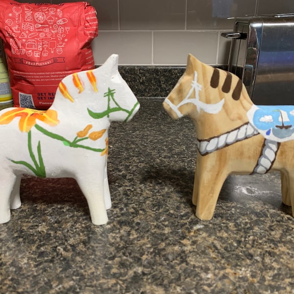 DIY Dala Horse Carving Tutorial Wooden Swedish Dalahorse How-to Carve ...