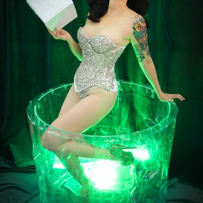 Eilidth Steel Boned Overbust Christmas Special Corset