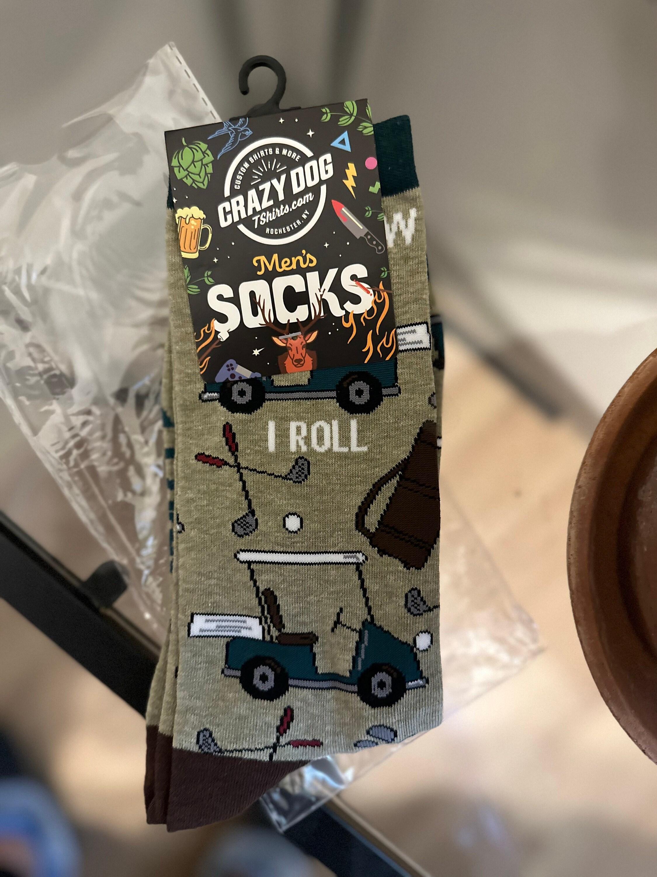 This Is How I Roll, Gold Cart, Golf Course, Mens Socks, Funny Dad Socks, Golf Socks, Golfing Gifts, Guys Gifts Under 20, Mens Socks