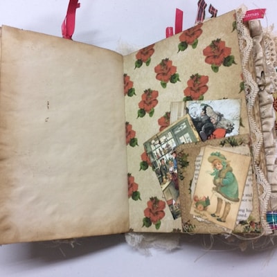 Antique Christmas Digital Paper Vintage Christmas Patterns on Printable