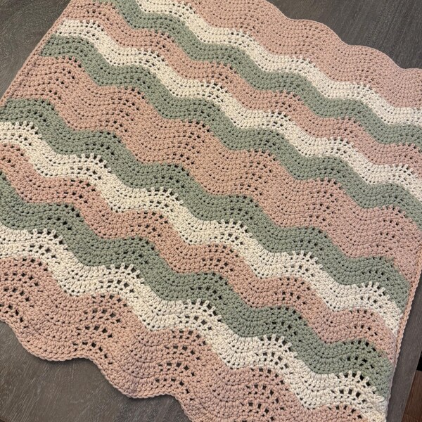 Lightweight Lacy Blanket Pattern, 7-sizes, W/video, Throw Pattern ...