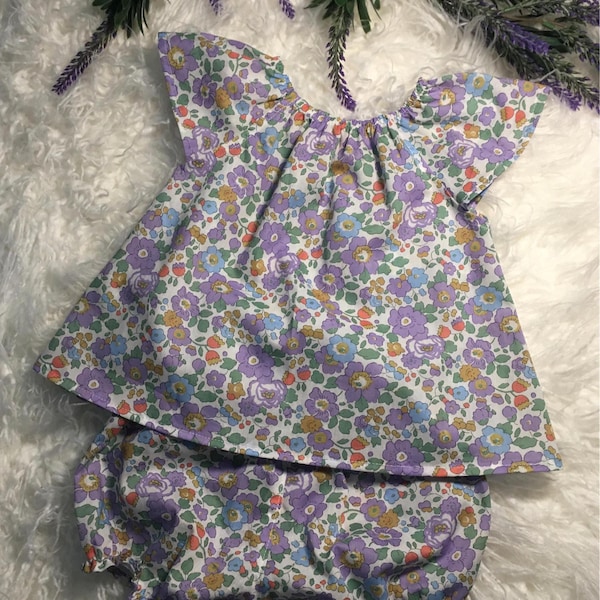 Set top & bloomers linen - natural main image 0