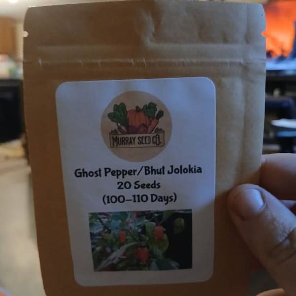 Ghost Pepper/ Bhut Jolokia Pepper Seeds | Hot | Organic - Etsy