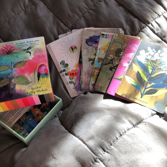 フラワーメディスンオラクルデッキ - ラグジュアリーギフトセット