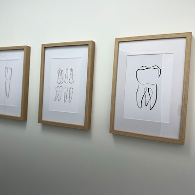 10 Dental Drawings, Dentist Wall Art Set, Dentistry Art Print Bundle ...
