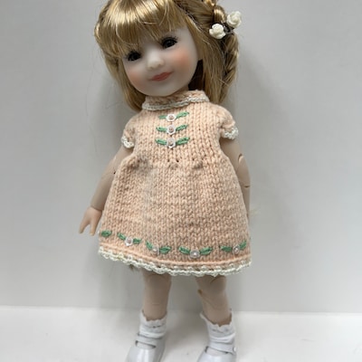 Knitted Doll Dresses for 8.25 Inch Plutanka Dolls. Doll Outfit. Doll ...