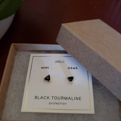 Black Tourmaline Mini Energy Gems - Etsy