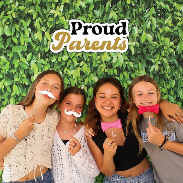 Family reunion digital photo booth props png instant download photo