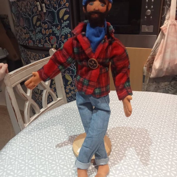 PDF Sewing Pattern 1:6 Scale Cloth Doll Family, DIY Posable Miniature ...