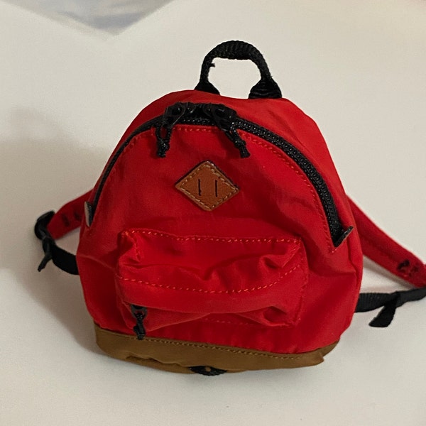 In Stock !! 1/6 Scale Miniature Backpack for Blythe 1:6 Backpack 1/6 ...