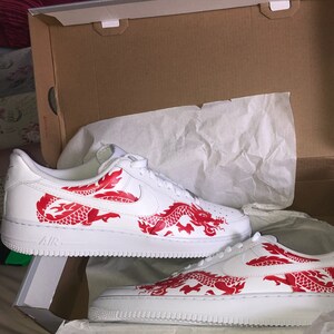 Custom Sneakers Nike Air Force 1 'red 