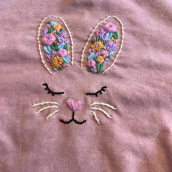 PDF Pattern - Simple Floral Monogram Hand Embroidery Patterns, Floral ...