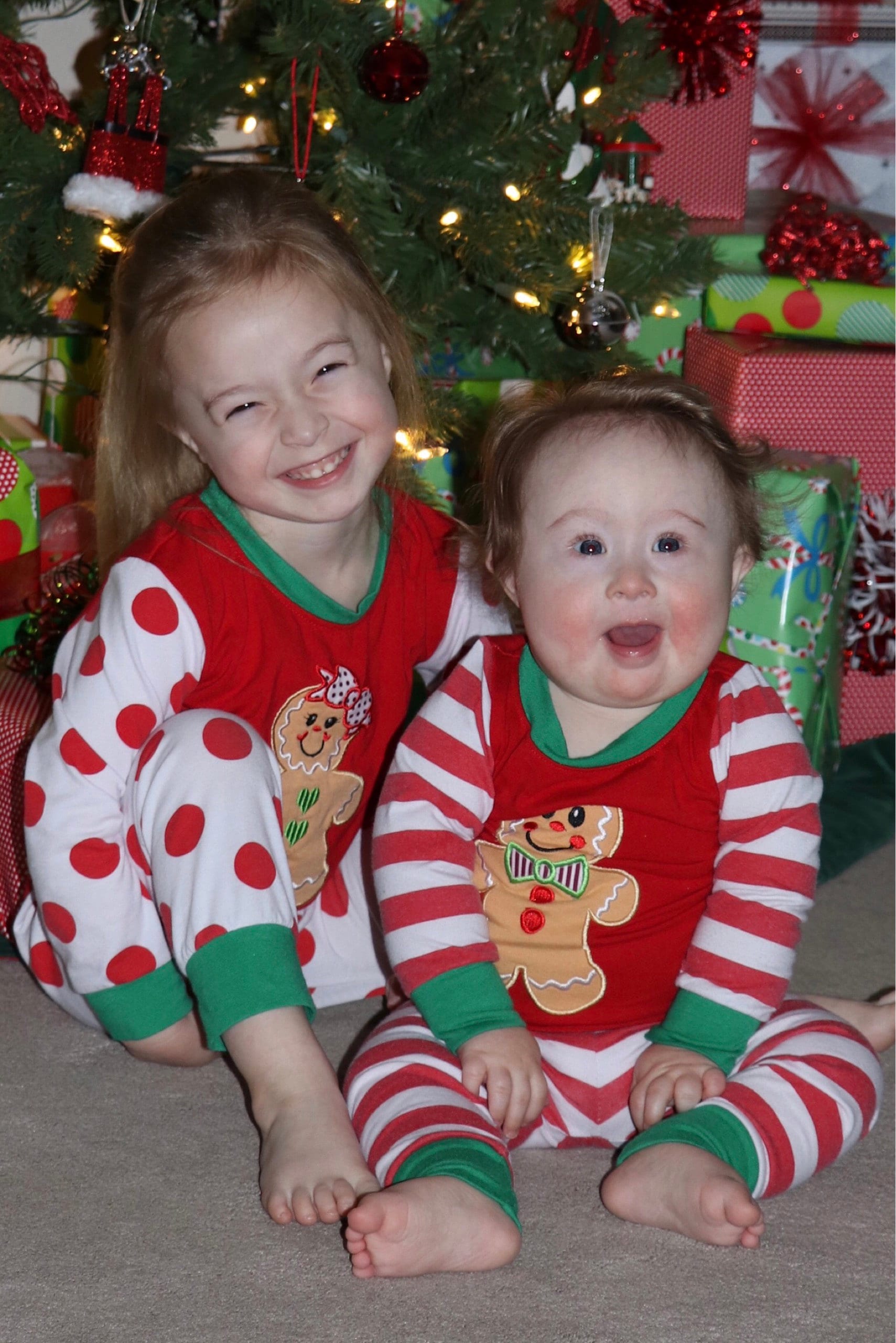 Sibling Christmas Gingerbread Christmas Toddler Pajamas , Boys Christmas Pajamas. Toddler Christmas, Girls PajamaToddler Christmas Pajamas ,