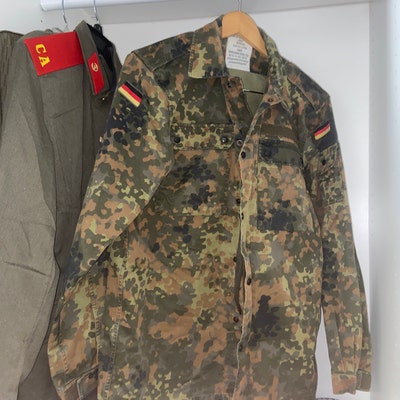 Original German Army Shirt Zipped Flecktarn Camo Tactical Combat BW ...