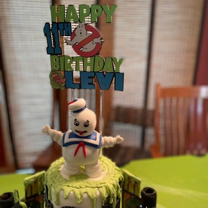 Birthday Cake Topper Ghost Cake Topper slimer Cake Topper - Etsy