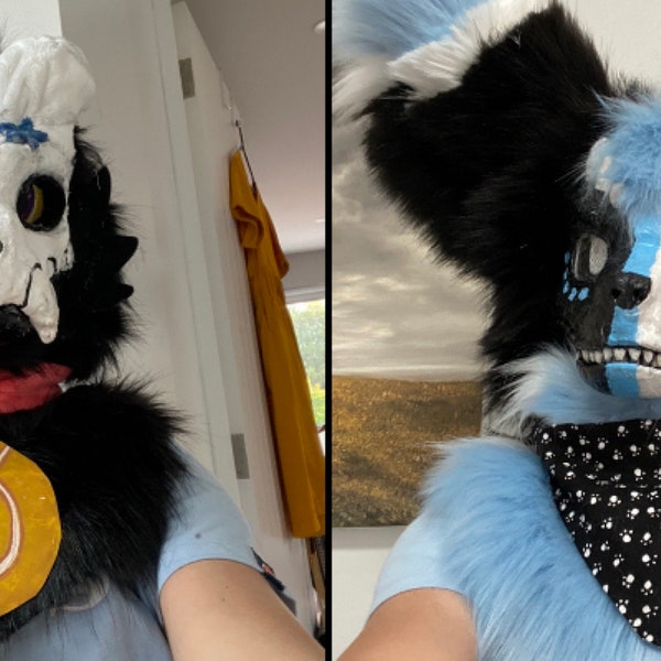 Raptor Mask Hood and Neck Pattern [PDF DOWNLOAD] - Etsy