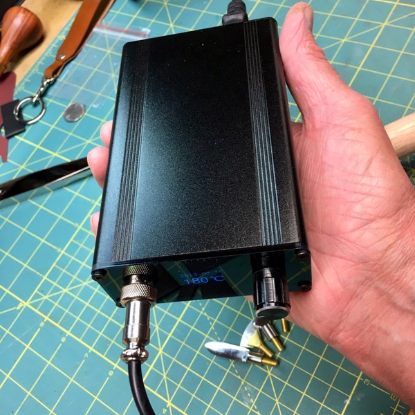 Electric Leather Edge Creaser, Edge Control, Machine, Handle and Iron ...