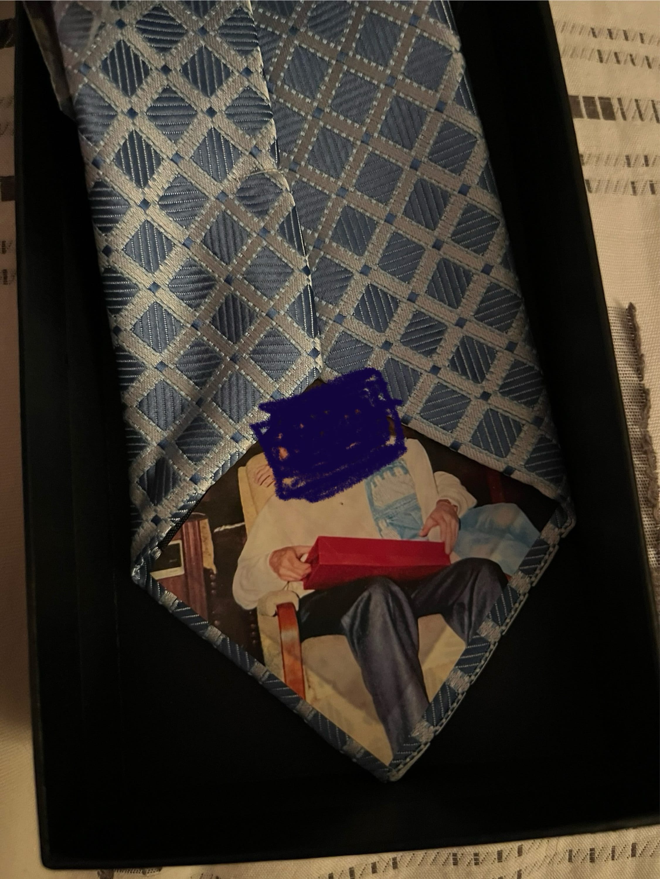 Personalized Photo Silk Tie for Him