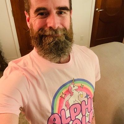 Alpha Male Unicorn Tank Top Herren - Ironisches Meme Design