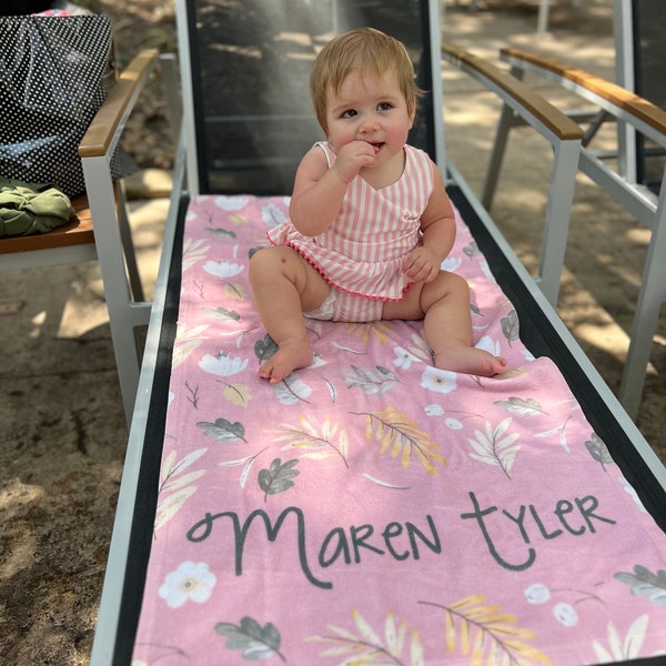 Personalized Baseball Beach Towel With Name - 30x56 Inch Microfiber Quick Dry Towel For Kids & Adults - View #12