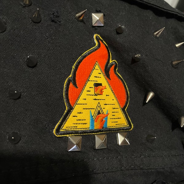 Midsommar Yellow Temple Horror Patch Etsy