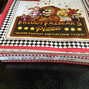 Five Night's At Freddy's PIZZA BOX Printable | Etsy