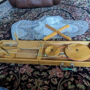 木製チャルカ紡ぎ車、持ち運び可能なインドの繊維工芸ツール - Etsy 日本