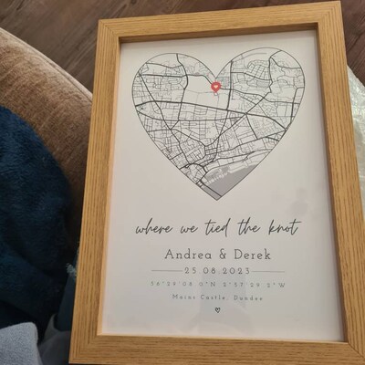 Personalised New Home Map Print & Frames House Shape Decor - Etsy UK