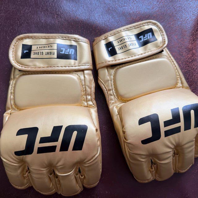 UFC MMA Gold Champion Gloves Replica- Ships From USA - Etsy