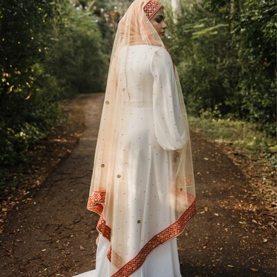 Bottle Green Gotta Patti Chiffon Dupatta main image 0
