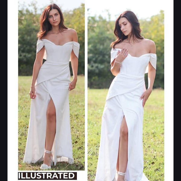 Strapless Tube Top Sewing Pattern, Easy Beginner Pattern, XXS - XXXL ...