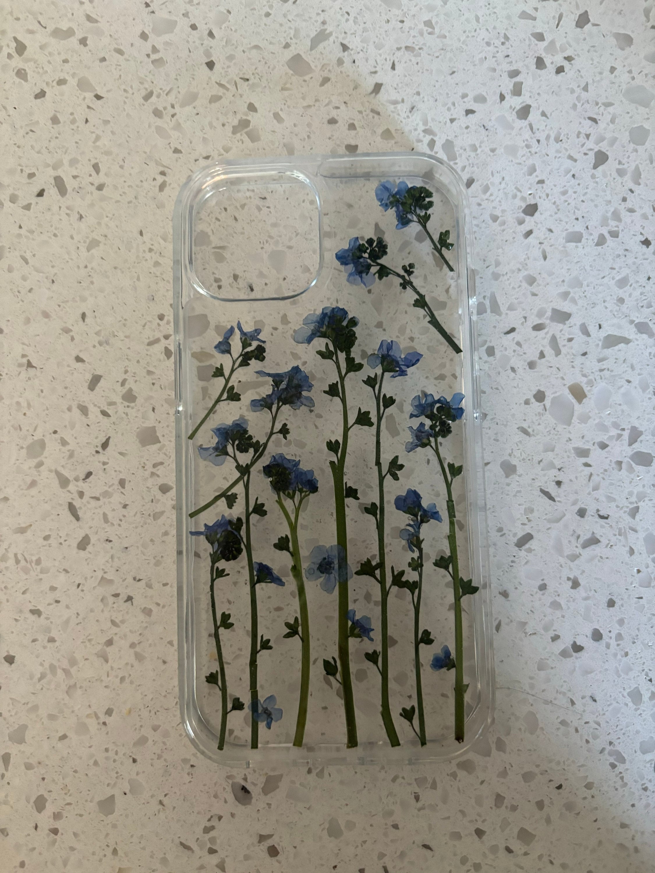 Real Pressed Flower Phone Case for iPhone 15 14 13 12 11 Pro Max X XR SE case, Samsung Galaxy S23 S24 Ultra case, Google Pixel 8 9 Pro case