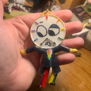 DANDY'S WORLD Dyle Timsley 3d Printed Keychain Figurine - Etsy