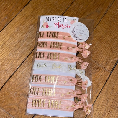 Set De Bracelets Pour EVJF - 11 Pièces Avec Inscriptions "Future Mariée" Et "Team" - Accessoires Dorés Pour Enterrement De Vie De Jeune Fille Et Fêtes