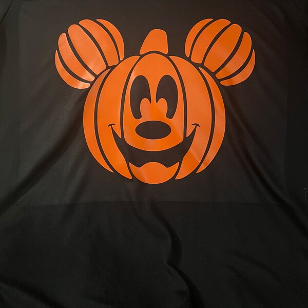 Mickey Mouse Pumpkin Head | Halloween Pumpkin Fusion | Digital Print ...