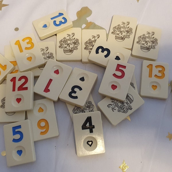 VIP Custom Rummikub Set - 4 Players Straight Rummikub Set - Custom Gift ...