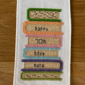 Book Lover's Set Cross Stitch Pattern Pdf Stack of Books Embroidery Gift  for Reader and Books Lover Cross Stitch Pattern Сozy Home Decor DIY 