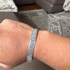 999 Pure Silver Sikh Kada | Men's Silver Bracelet | Handmade