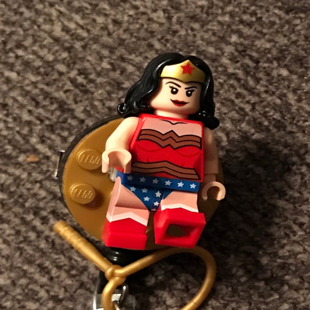 Wonder Woman™ Badge Reel Made With LEGO® Minifigure™ -  Ireland