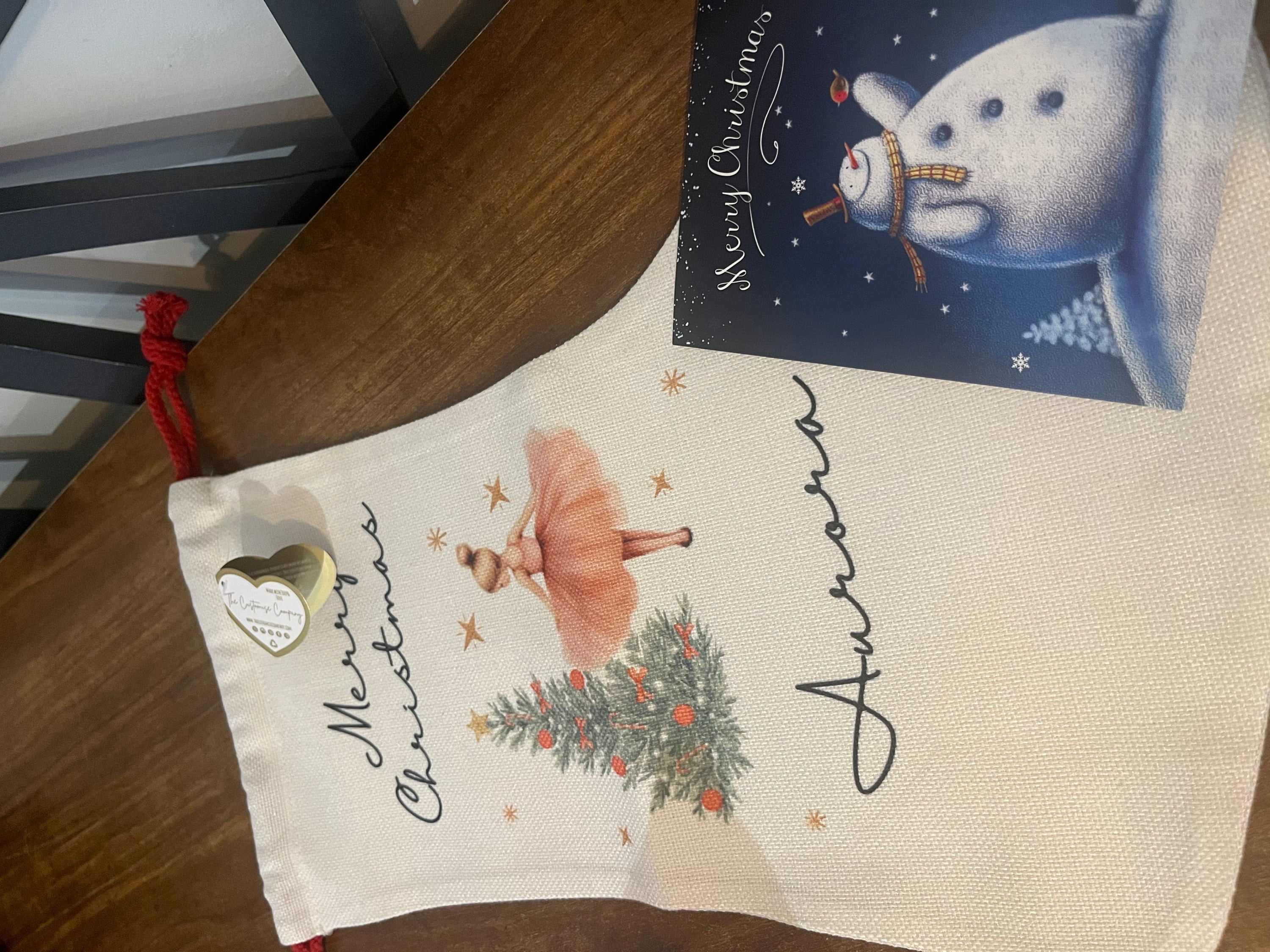 Personalised Christmas Special Delivery Stocking, First Christmas Stocking, Family Christmas Stocking Set, Sugar Plum Fairy, Girl Gifts