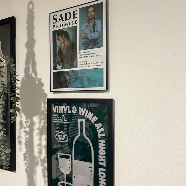 Sade Promise ビンテージポスター Sade - Promise Album Poster | Vintage Music Wall Art - Etsy